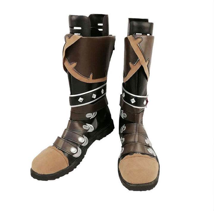 Genshin Impact cos clothes Duluk cos game full suit cosplay clothing matching shoes - Luke's shoes / 36