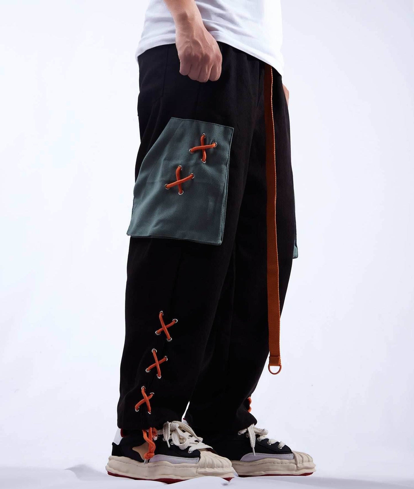 YEP5 UUC Laced Pants - Black / S