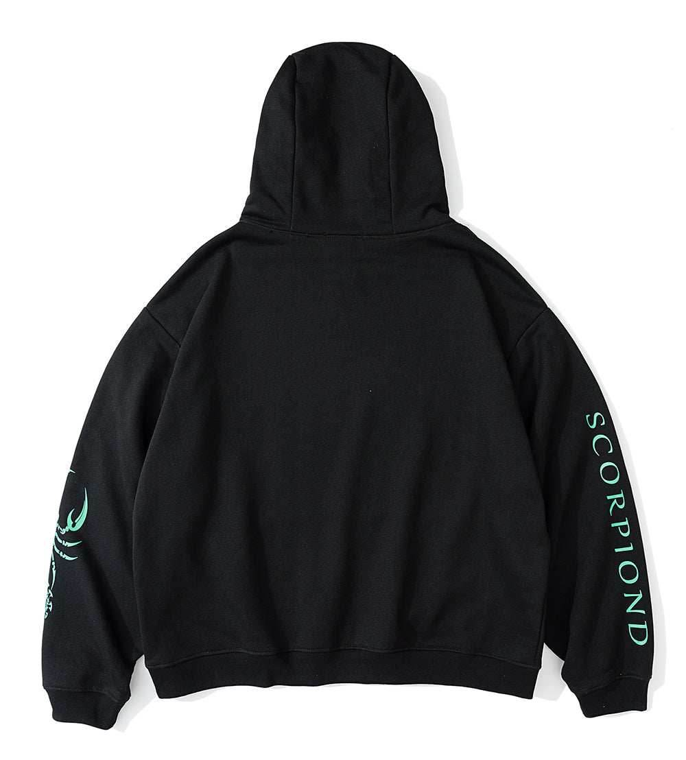Scorpion Hoodie - Black / S
