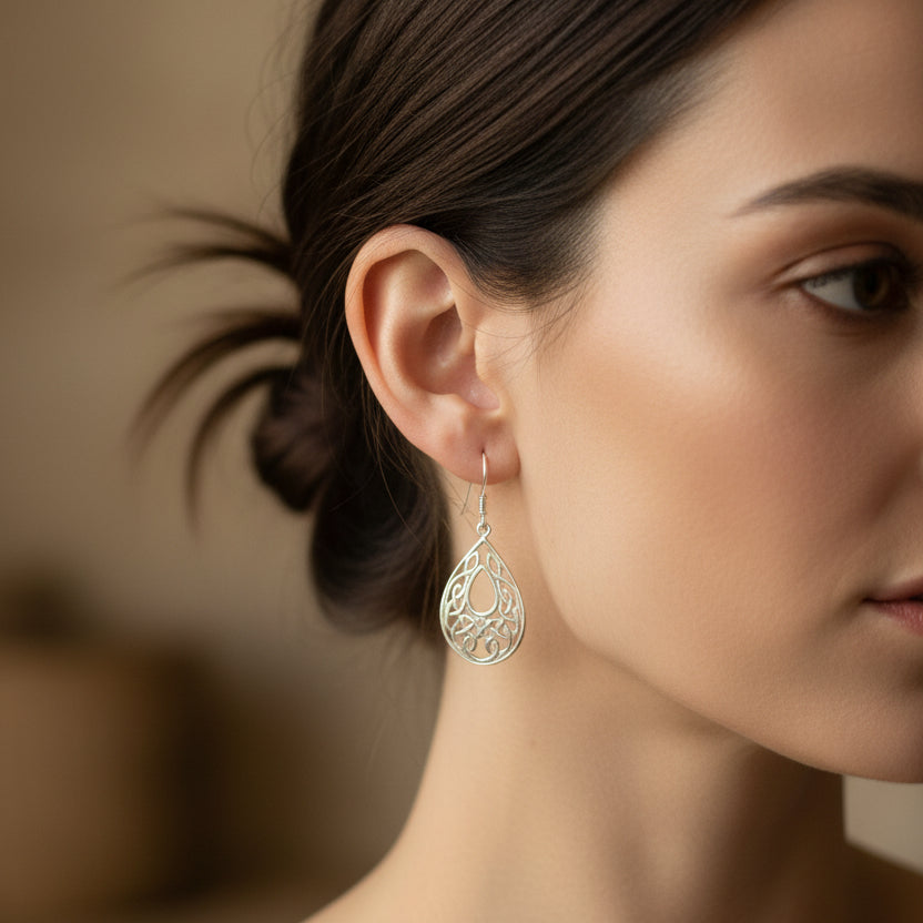 Celtic Raindrop Earrings