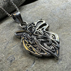 3-D Wolf Necklace