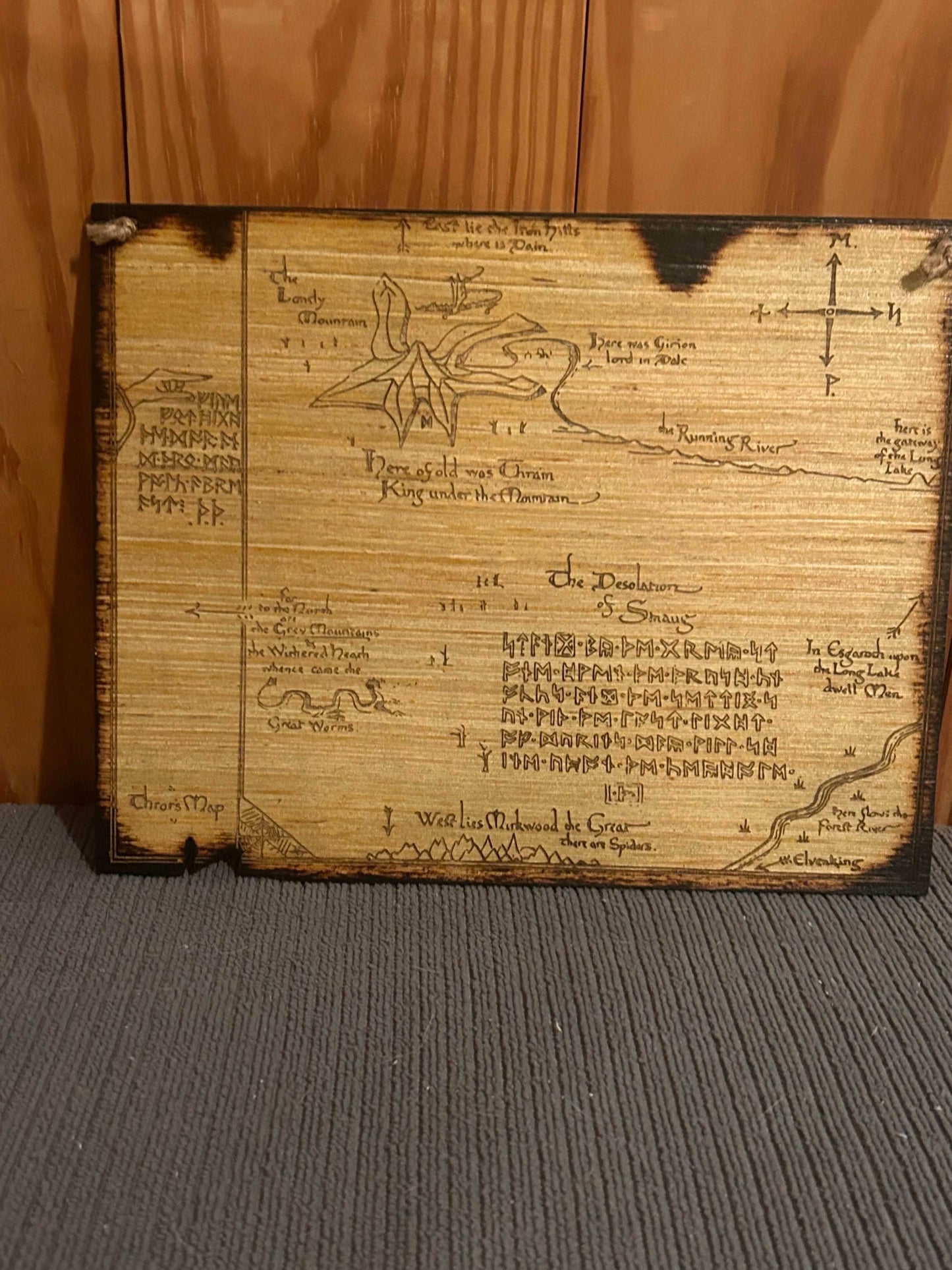 Thorin’s (Hobbit) Map - MED