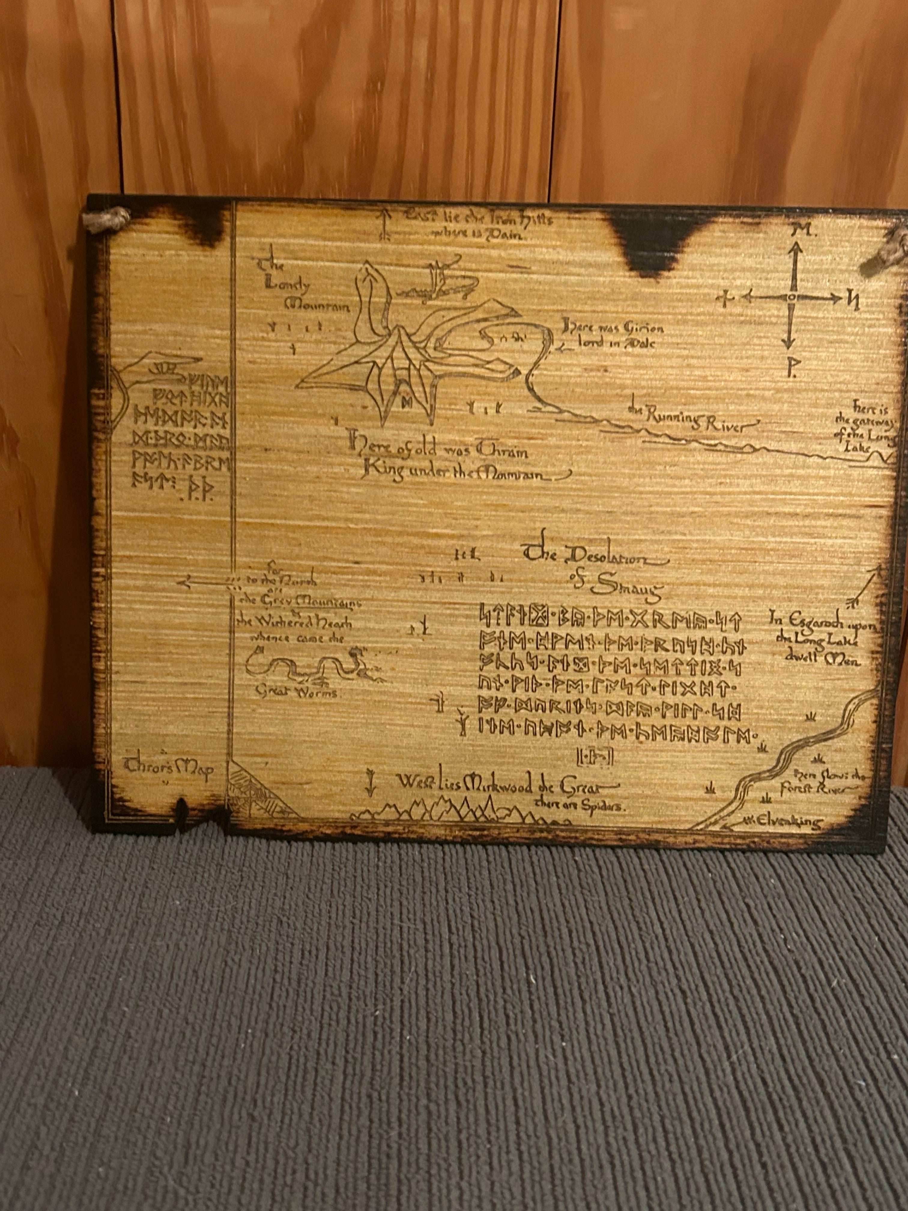 Thorin’s (Hobbit) Map - MED