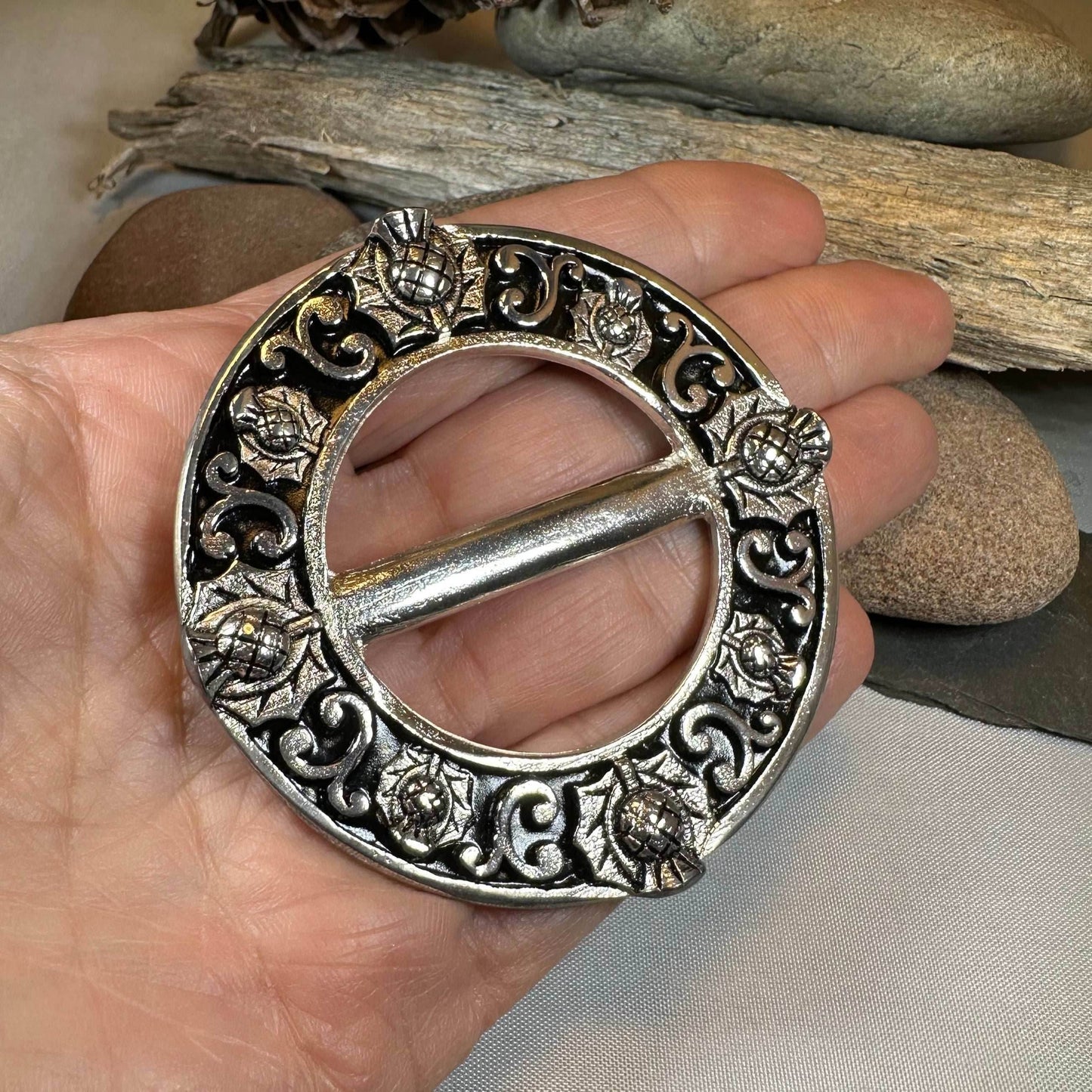 Thistle Scarf Ring - 