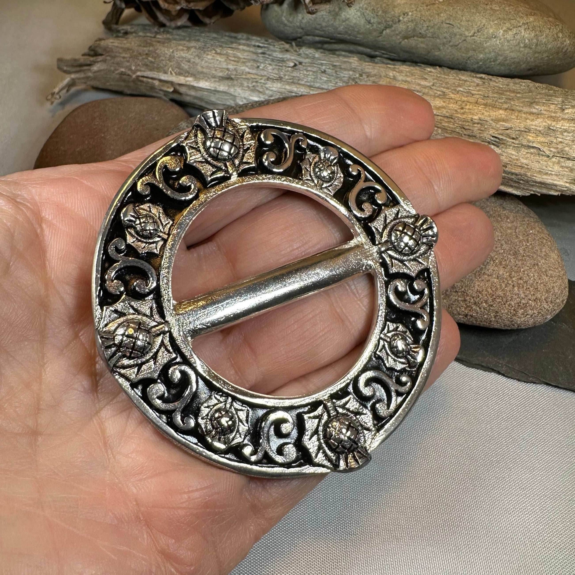 Thistle Scarf Ring - 