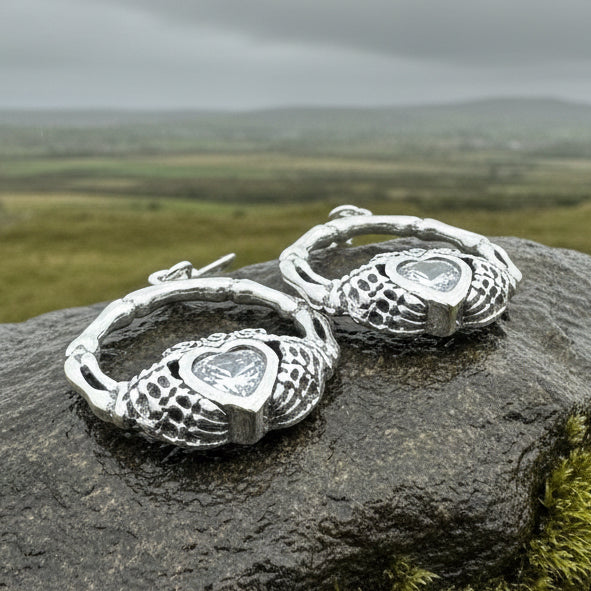 Claddagh Stud Earrings