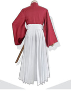 Anime Rurouni Kenshin Himura Kenshin Cosplay Costume Wig Himura Kimono Haori Kendo Outfit Halloween Unisex Classic Uniform Suit