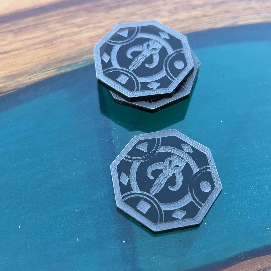 Custom Logo Sabacc Acrylic Credit Chips x14 - Empire