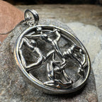 Round Yoga Pose Necklace