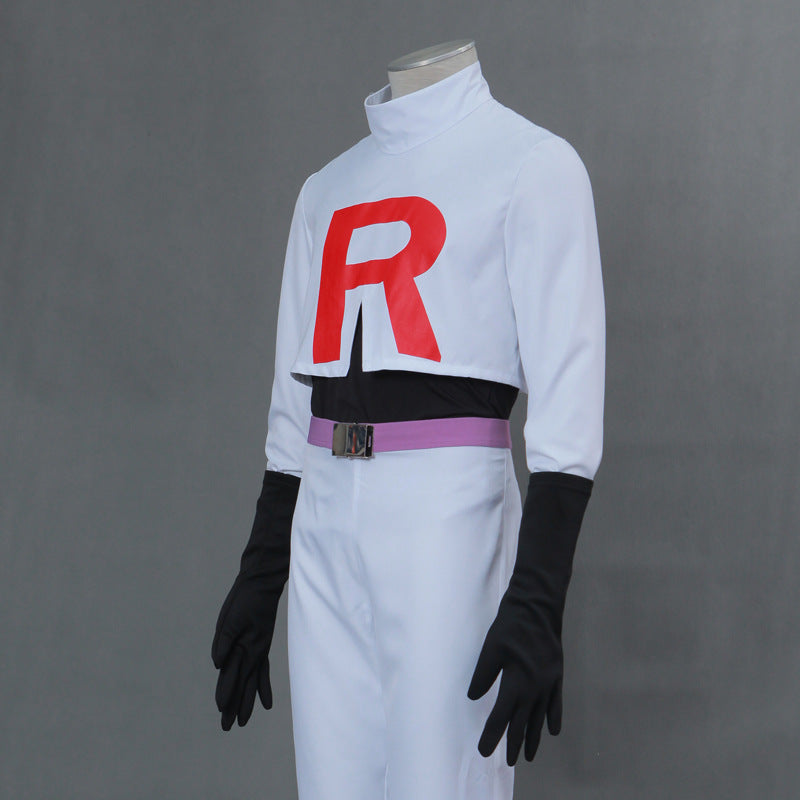 Anime Cosplay Costume for Team Adult Rockets Jessie Musashi James Kojirou Halloween Cosplay Costume Full Set Game Accessories