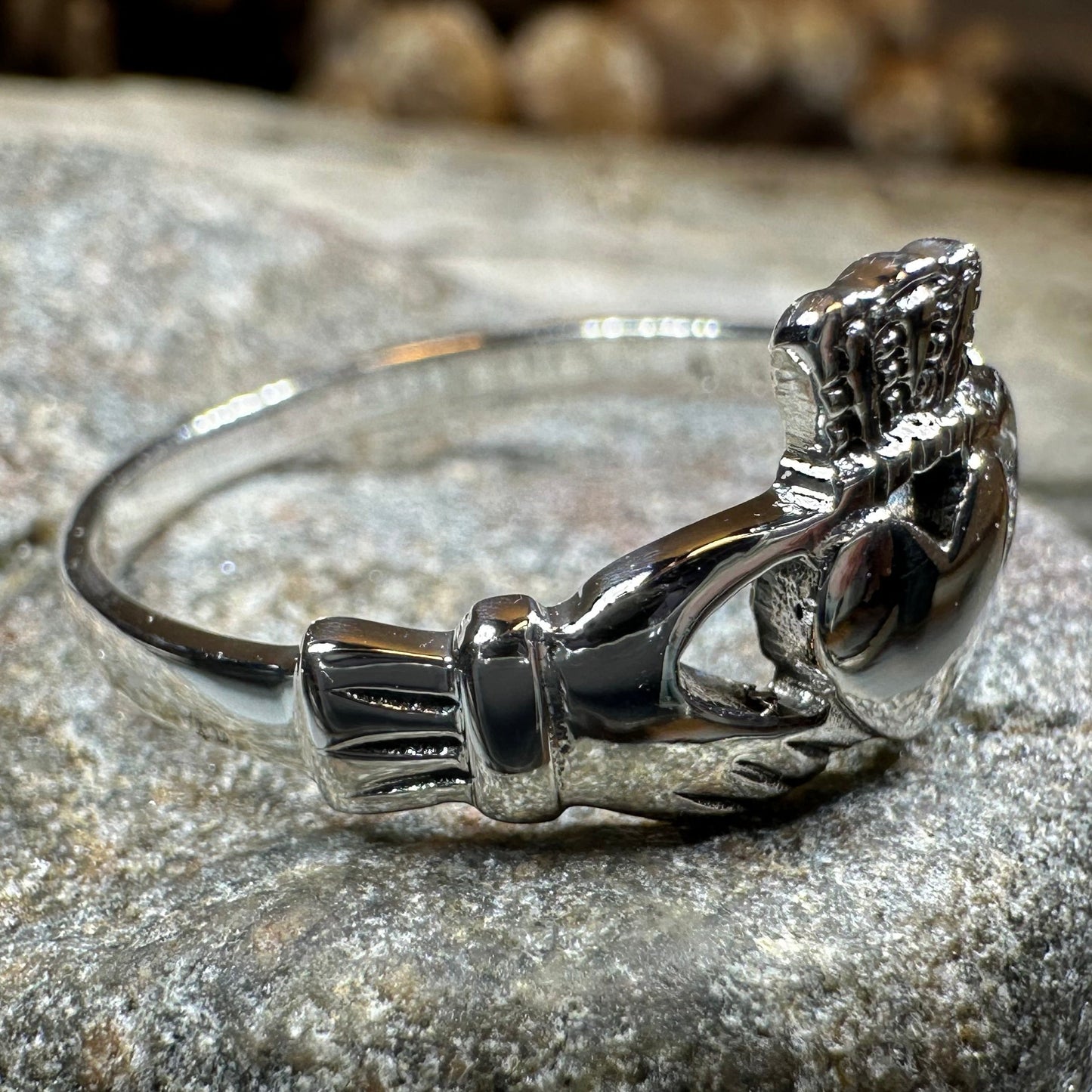 Irish Claddagh Celtic Knot Ring