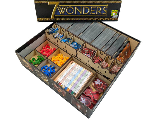7 Wonders Board Game Organizer Insert - 