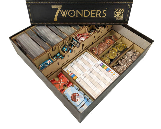 7 Wonders 2nd Edition Board Game Organizer Insert - 