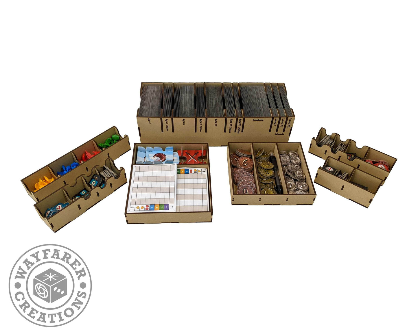 7 Wonders 2nd Edition Board Game Organizer Insert - 