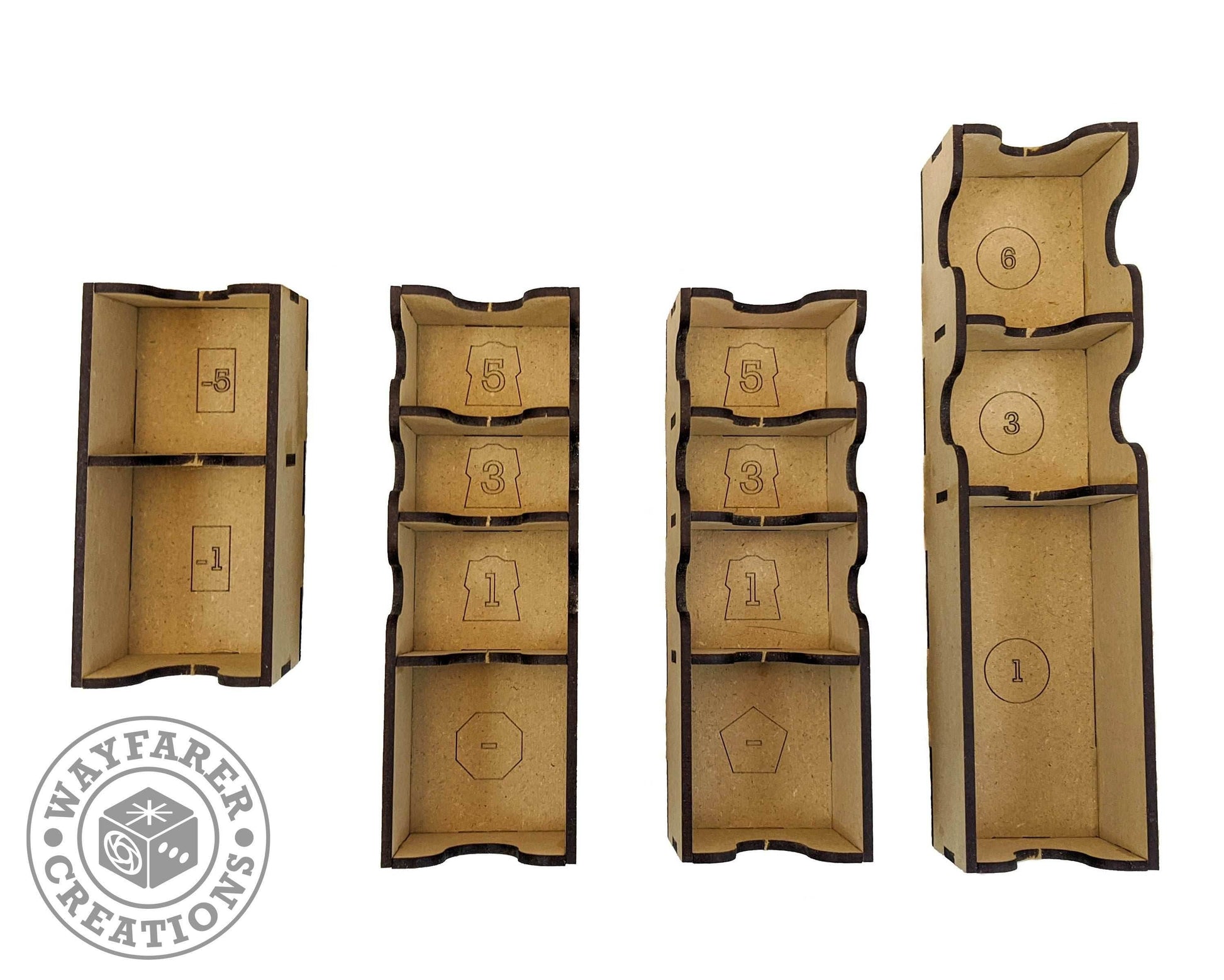 7 Wonders Board Game Organizer Insert - 