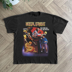 90S Mortal Kombat 'So Real It Hurts' Promo Black T-Shirt