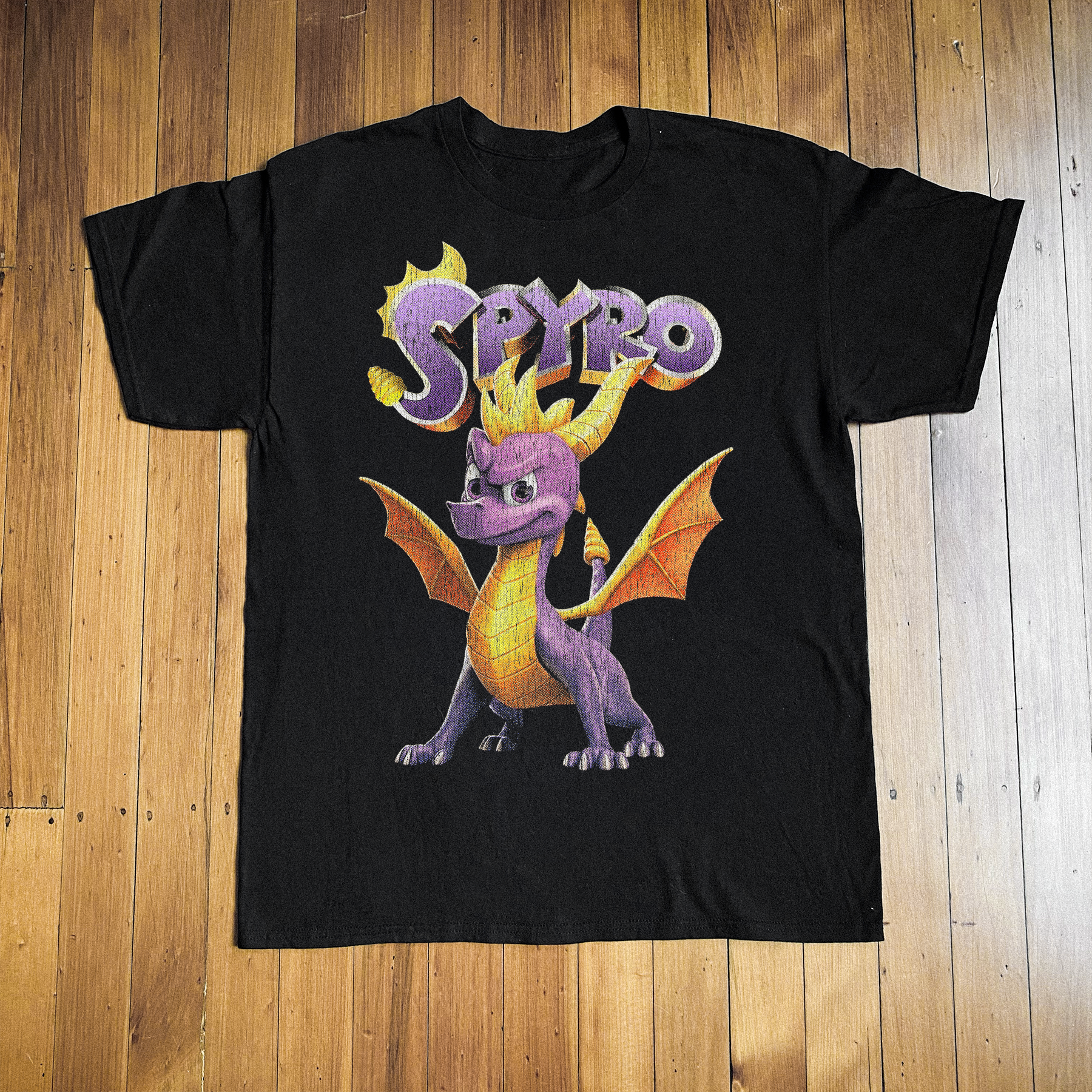 98 Spyro The Dragon Black T-Shirt