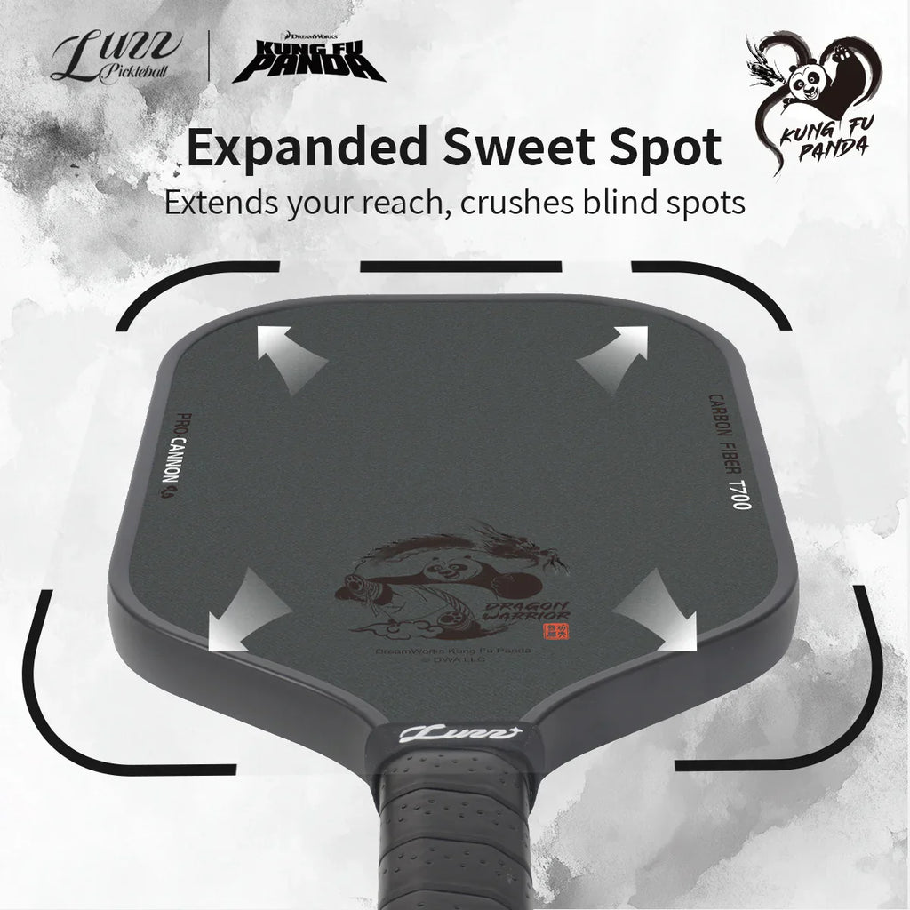 Luzz Kung Fu Panda Cannon Pickleball Paddle & Cover