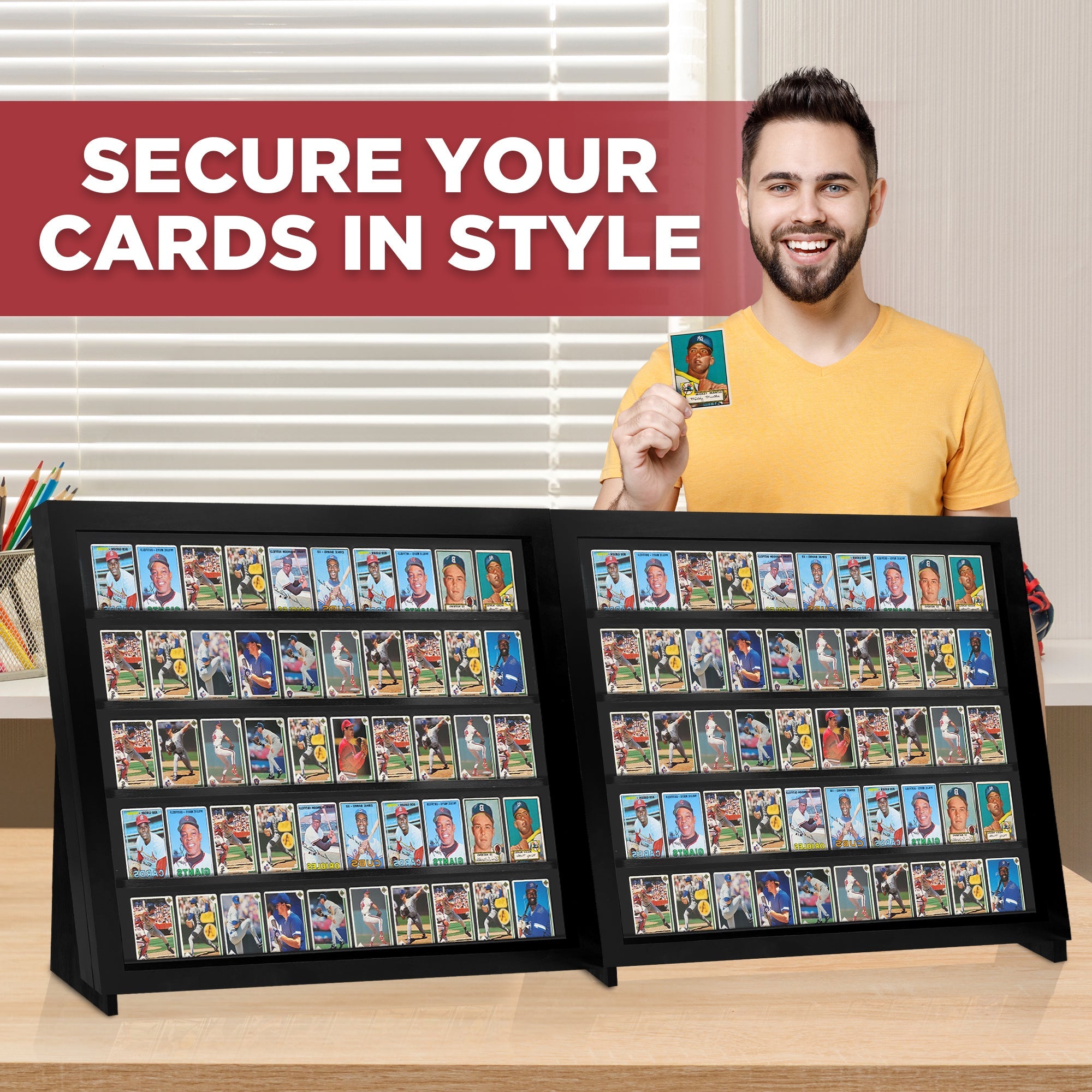 Card Display Tabletop /w Standing Legs - Full Table Top