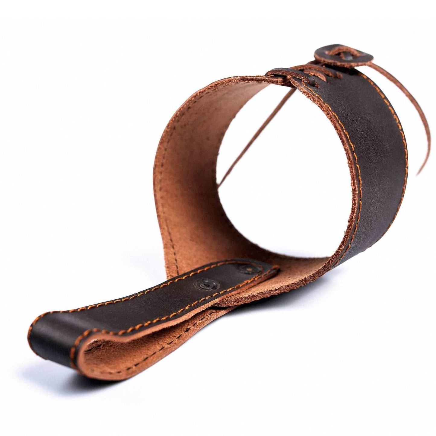 Leather Drinking Horn Frog Holster - 