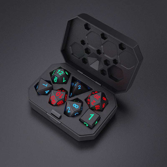 Colorful Multi-Face Electronic Toy Glowing Dice Set-DungeonDice1