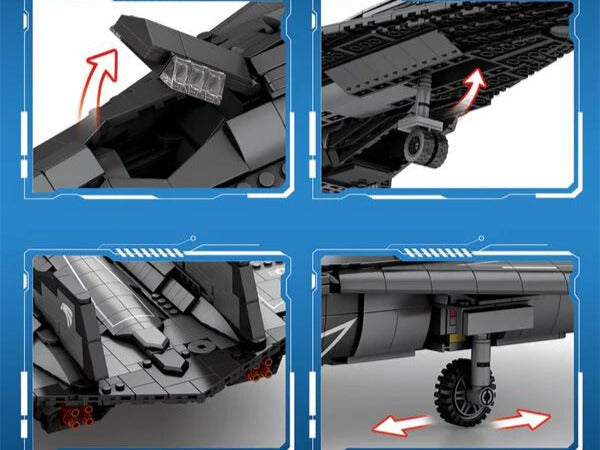 SR-72 Son of Blackbird Reconnaissance Aircraft - Legendary Series - Mil-Blox