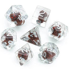 Teddy Dog Dice 7-Dice Set Resin Dungeons and Dragons Dice - 