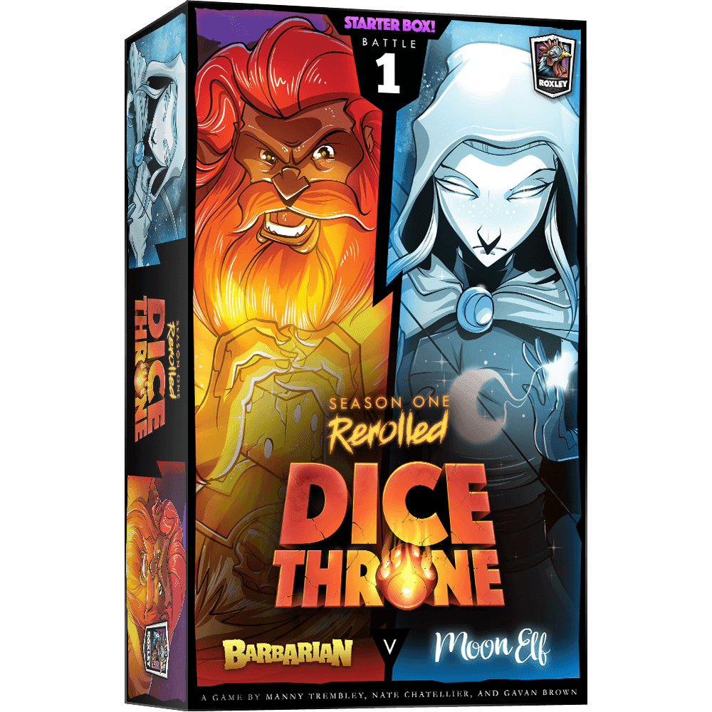 Dice Throne Season 1 - Box 1 - Barbarian vs Moon Elf - 