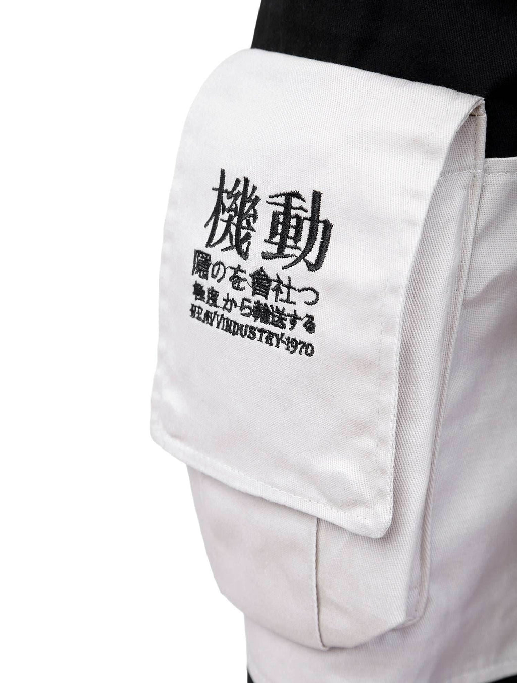 FY821 Japanese Cargo Joggers - Black / S