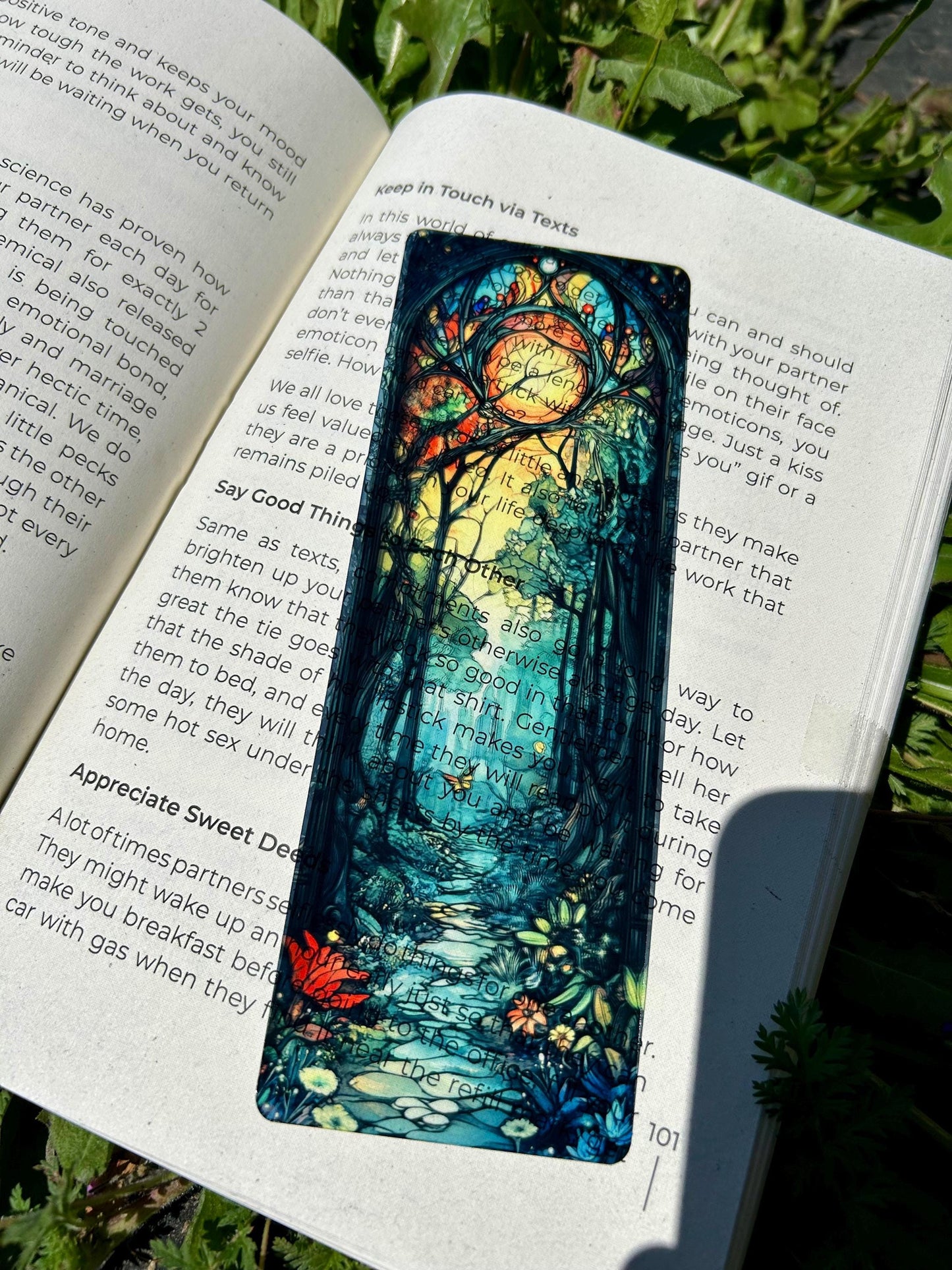 The Secret Garden Bookmark - Whimsical Floral Art, Nature-Inspired Gift, Perfect for Garden Lovers & Book Enthusiasts