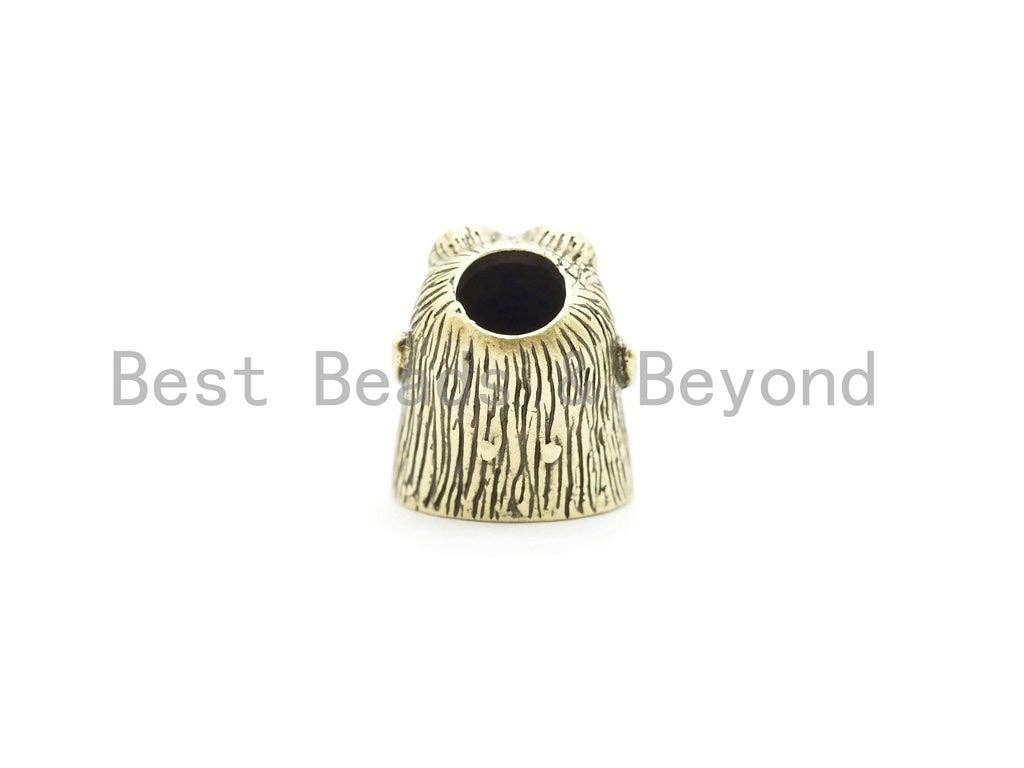 Antique Gorilla Head Bead, For 550 Paracord EDC Survival Bracelet, Men's Bracelet Beads, Paracord KeyChain Beads,14x20x17mm,1pc,sku#Y127
