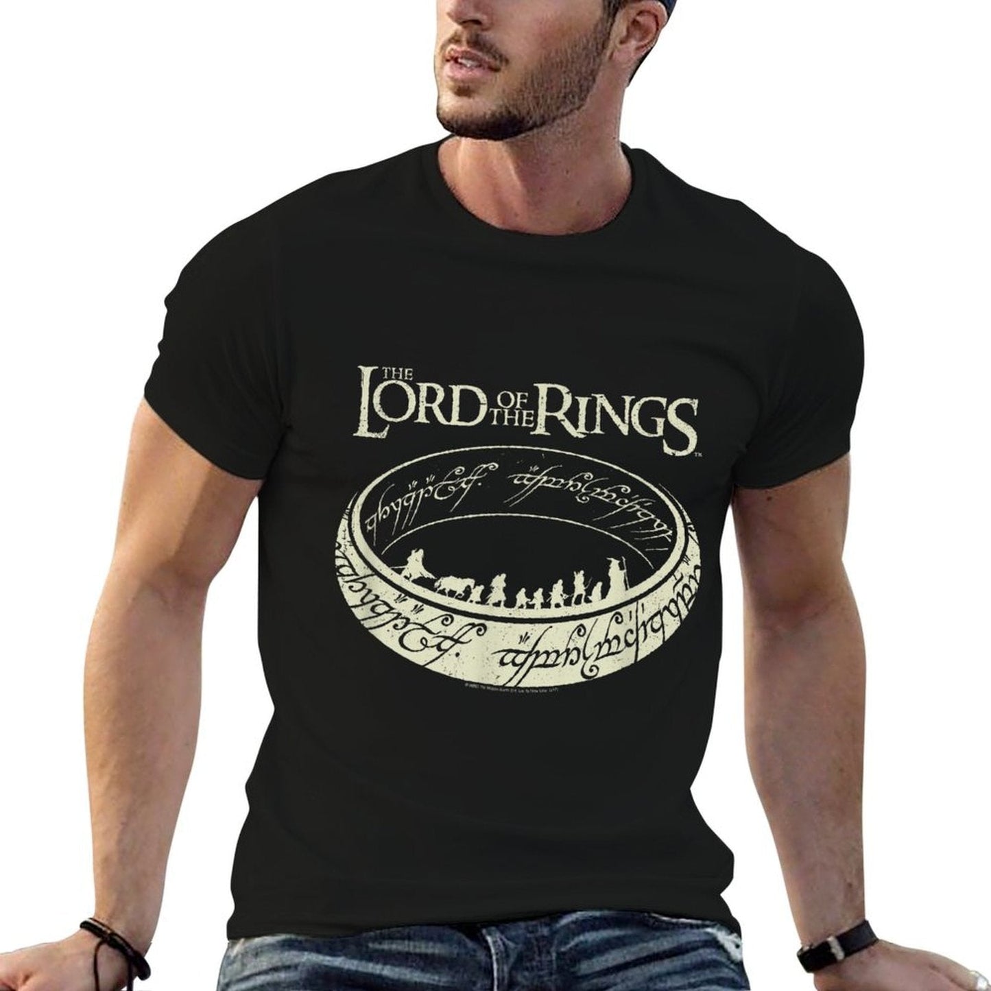 The Lord of The Rings The Journey Ring  Wrinkle-resistant T-Shirt
