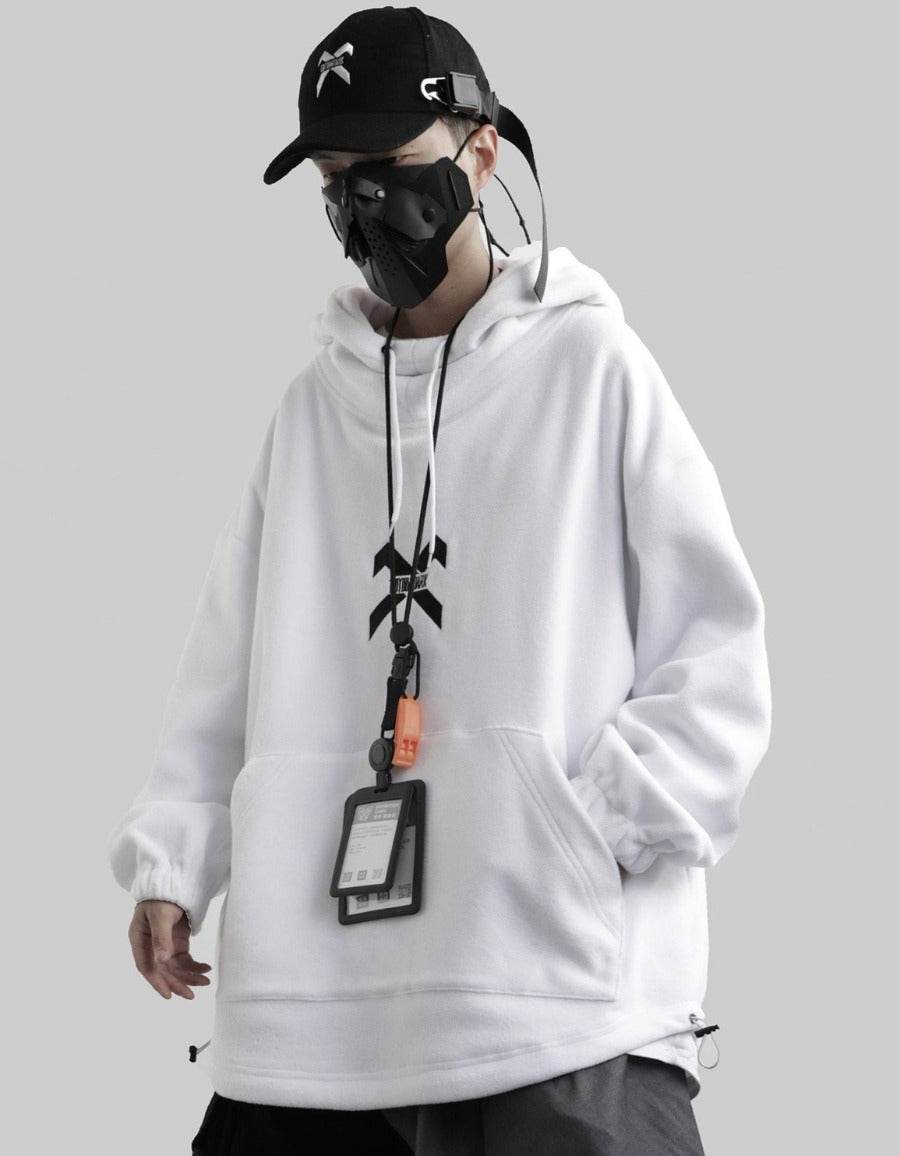 HiH11 Industrial X Hoodie - white / M