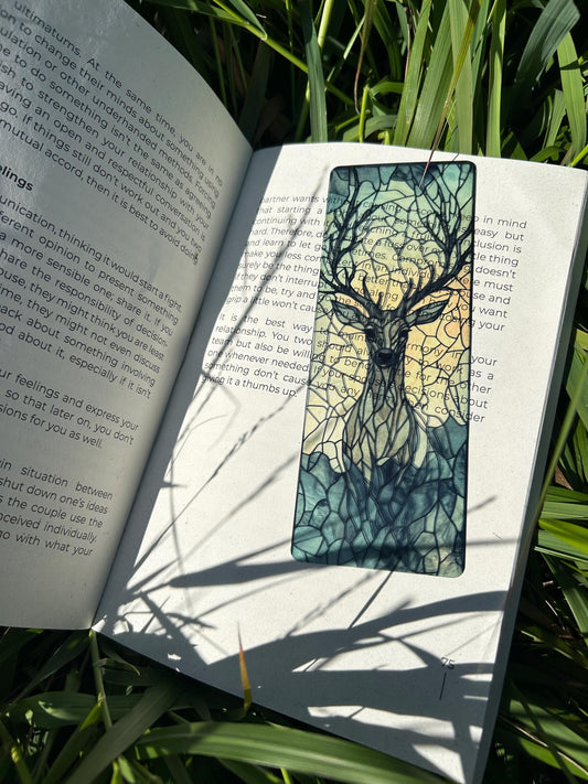Deer Bookmark - Handcrafted Wildlife Bookmark, Nature-Inspired Design, Perfect Gift for Animal Lovers