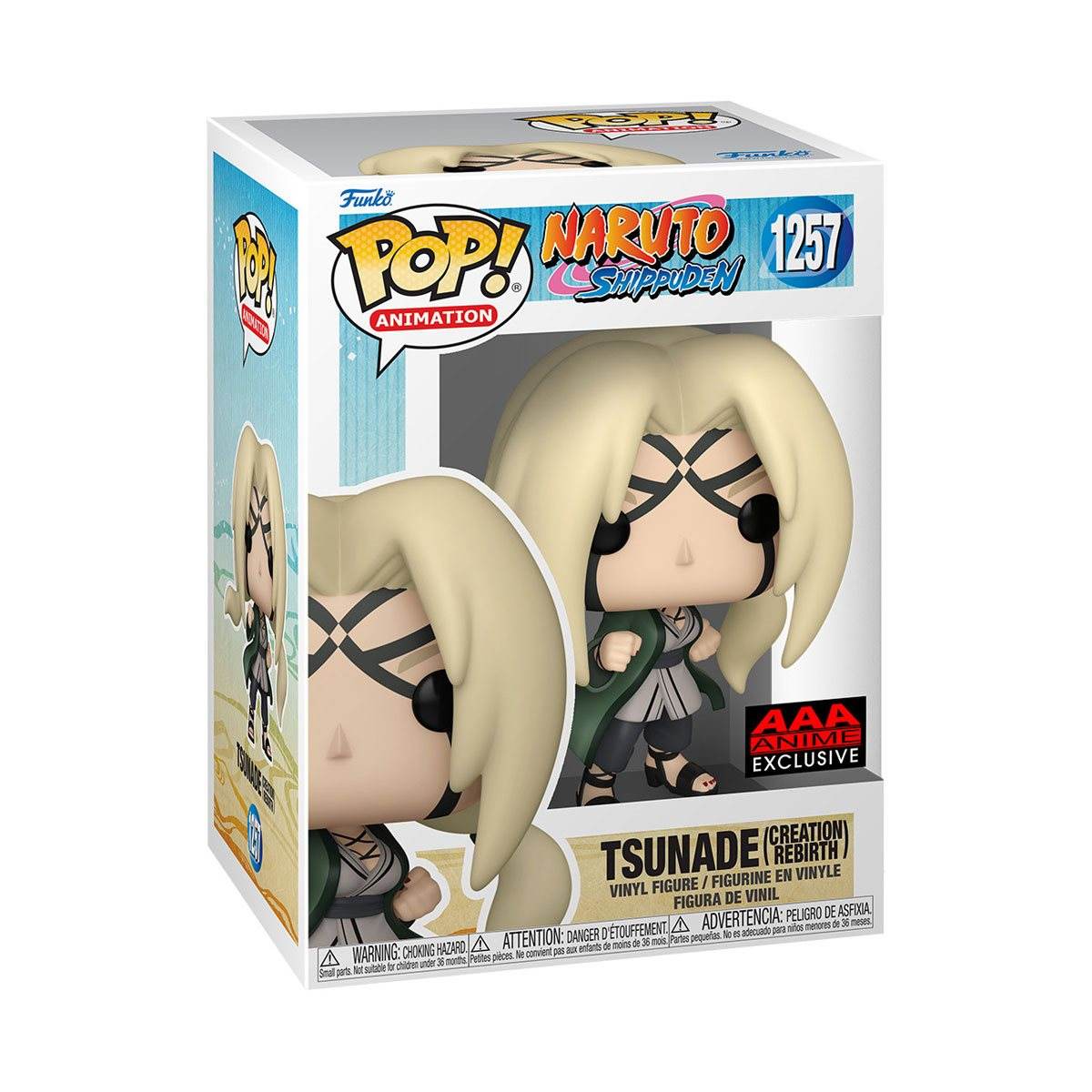 Funko Pop 1257 Naruto: Shippuden Tsunade Creation Rebirth Pop! Vinyl Figure - AAA Anime Exclusive - 