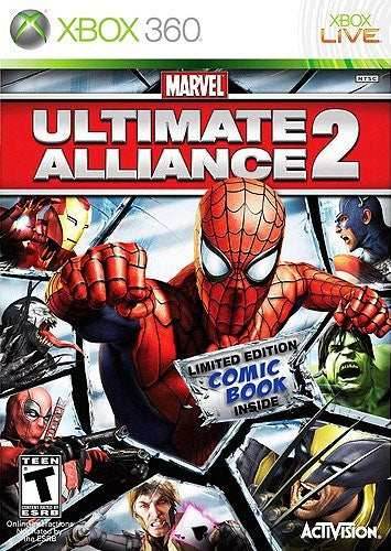 Marvel Ultimate Alliance 2 Limited Comic Book Edition (Xbox 360) - Game Manual Only