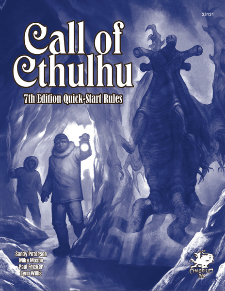 Règles de démarrage rapide de la septième édition de Call of Cthulhu