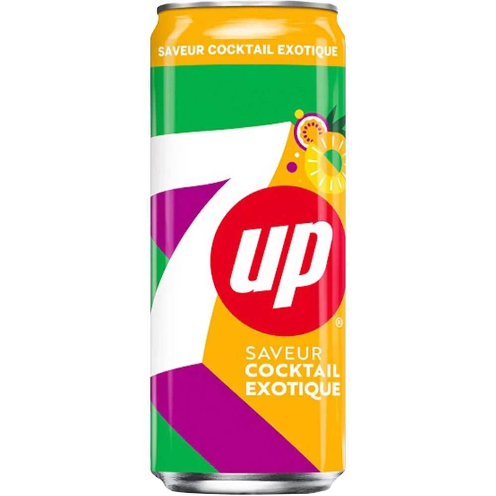 7up Saveur Cocktail Exotique (330ml)(France) - 