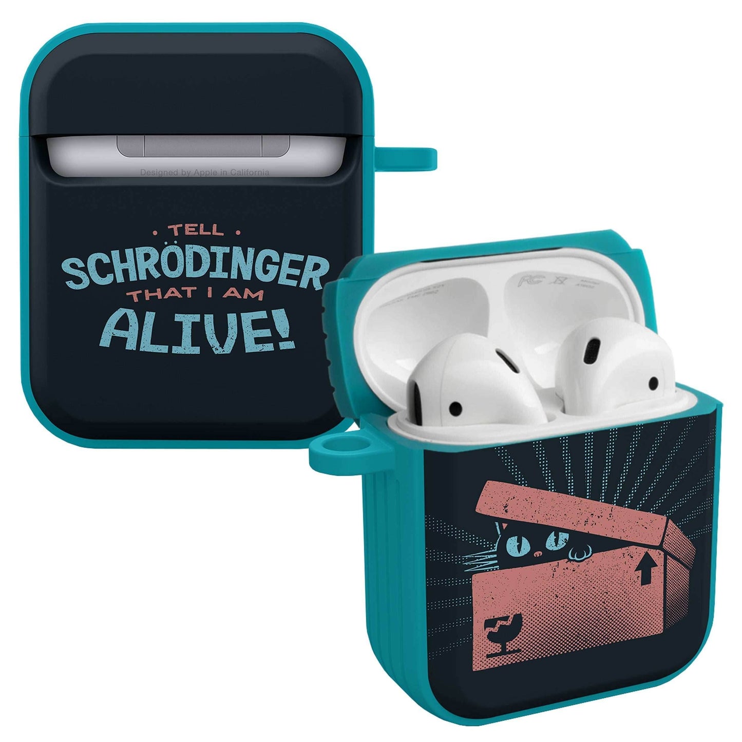 Affinity Bands X Tobe Fonseca HDX Apple AirPods Gen 1 & 2 Case Cover - Schrodinger