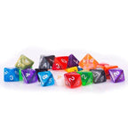 8 Sided Dice | 25 Count Assorted Multi Colored D8s - 