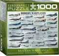 Puzzle: Sea & Land Transportation - Modern Warplanes - 