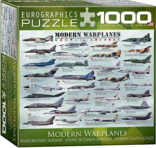 Puzzle: Sea & Land Transportation - Modern Warplanes - 