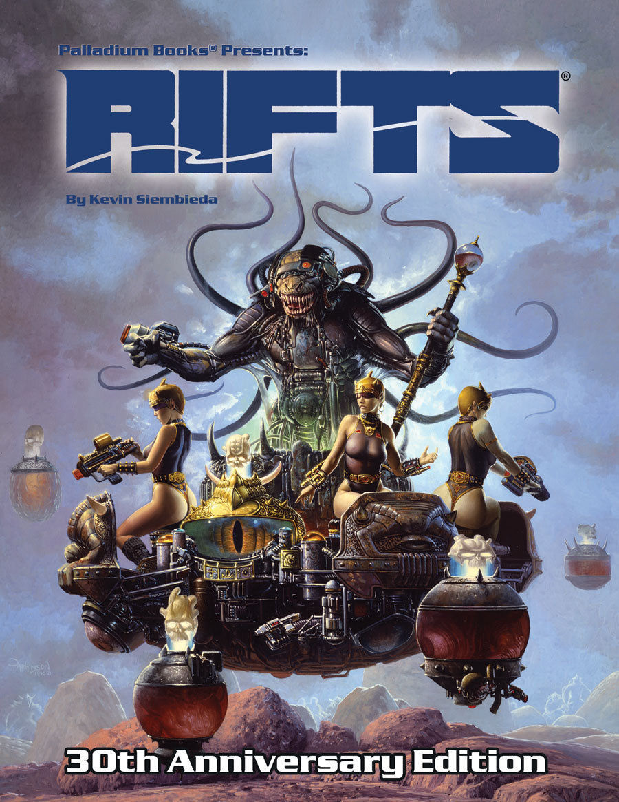 Rifts RPG 30e anniversaire couverture rigide