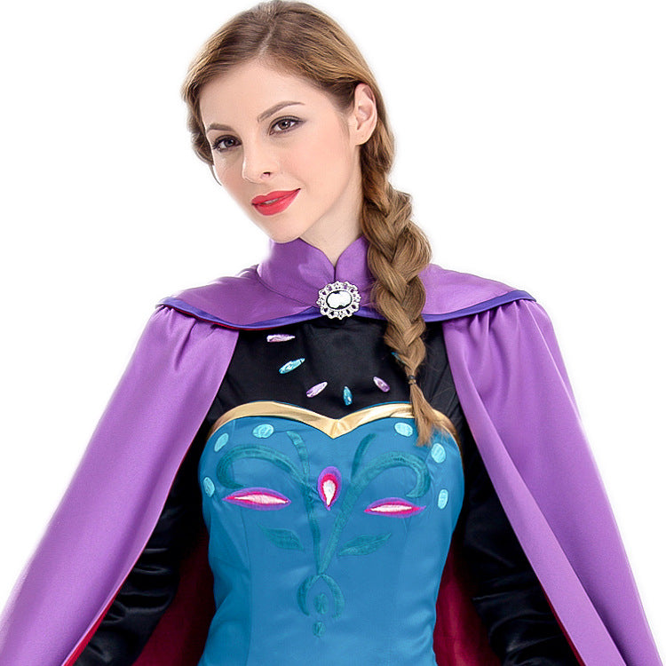 Halloween costume Anna princess dress performance costume