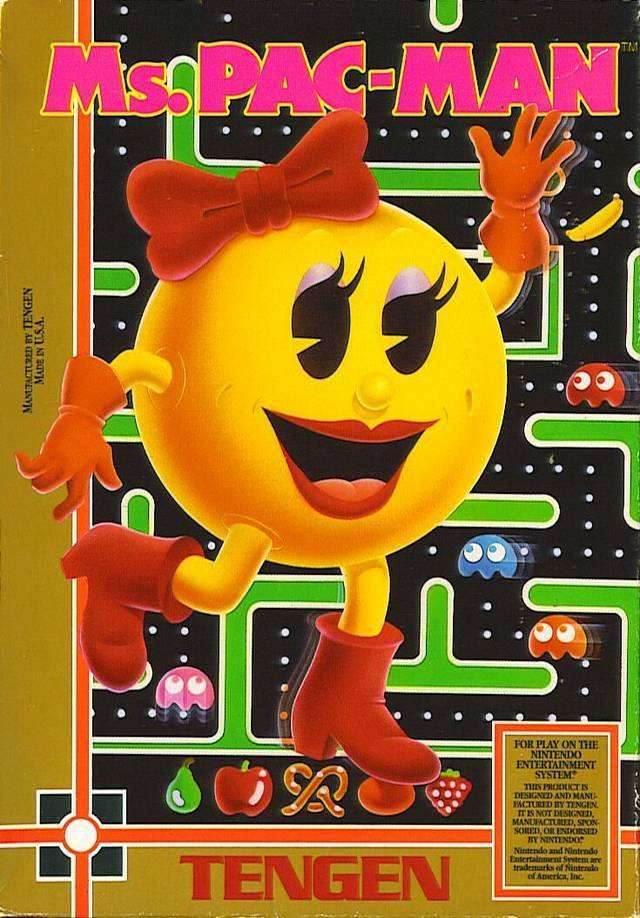 Ms. Pac-Man (Tengen) (Nintendo NES) - Game Manual Only