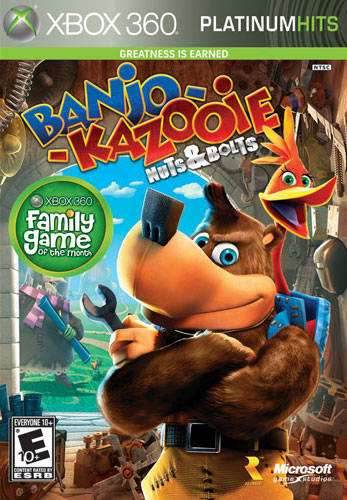 Banjo-Kazooie Nuts & Bolts (Platinum Hits) (Xbox 360) - Game Manual Only