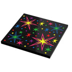 B3 Customs® 80's Arcade Carpet (Bursts) - Custom Printed 6x6 Tile for LEGO MOCs - 