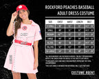 Rockford Peaches AAGPBL Baseball Halloween Costume Dress
