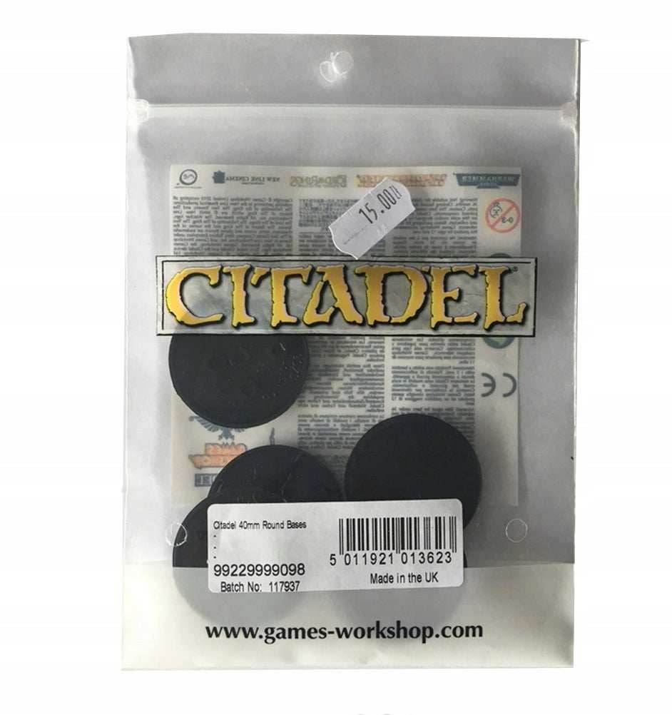 Citadel: 40mm Round Bases (5) - 