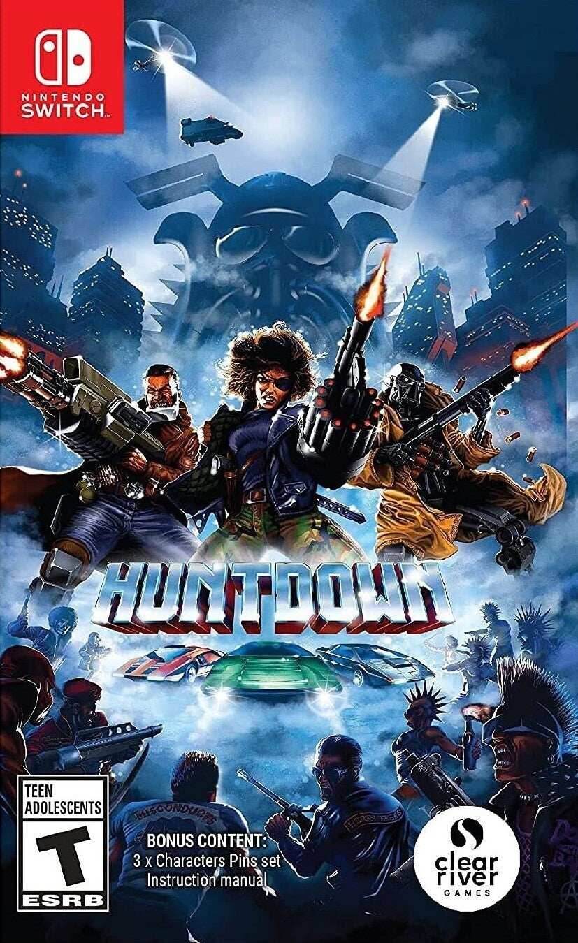 Huntdown (Nintendo Switch) - Game Manual Only